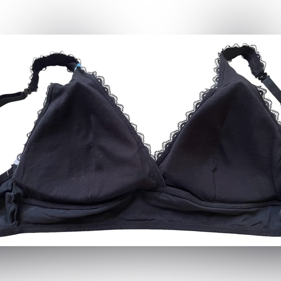 So Intimates Convertible Bralette Bra Black Lace Sz Large Wireless NEW SO10551 - Picture 5 of 9